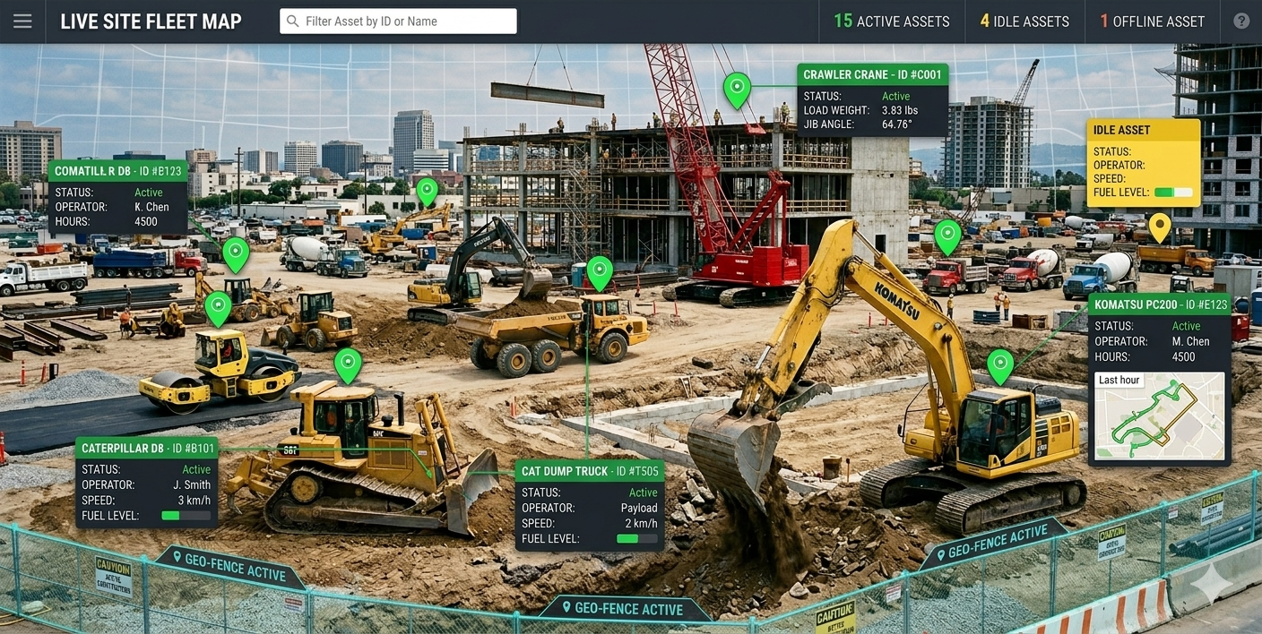 SatelTrack Heavy Machinery